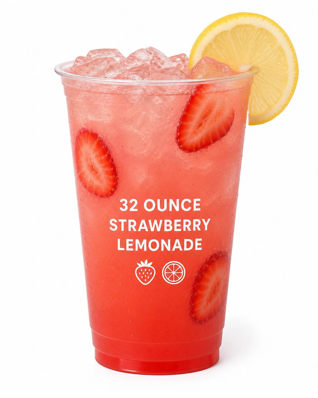32 oz strawberry lemonade
